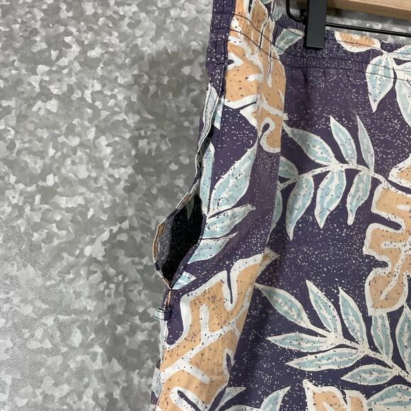 Newport Blue Men's Blue Vintage 90's Swim Trunks - Size XL - 1990's Board Shorts - Picture 4 of 7